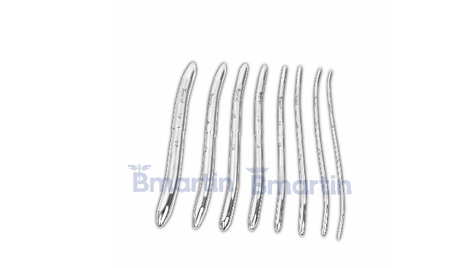 Hager dilator set of 8 sizes 3 mm to 18 mm