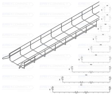 EASYCONNECT basket cable tray Serie EC30