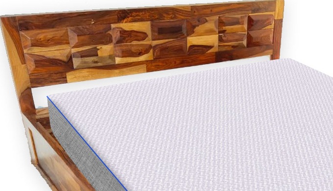 King Size and Queen Size Sheesham Wood Bed, With Storage