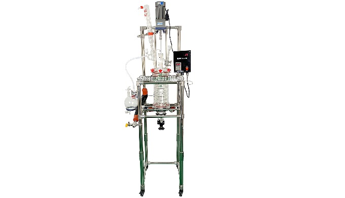 Best-In-Class Benchtop Lab Scale Jacketed Glass Reactor HJLab Benchtop Reactor is built for top perf...