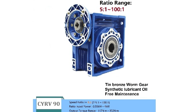 Key features • ABB、SIEMENS and other high-end motors can be installed together with our Worm Gear Re...