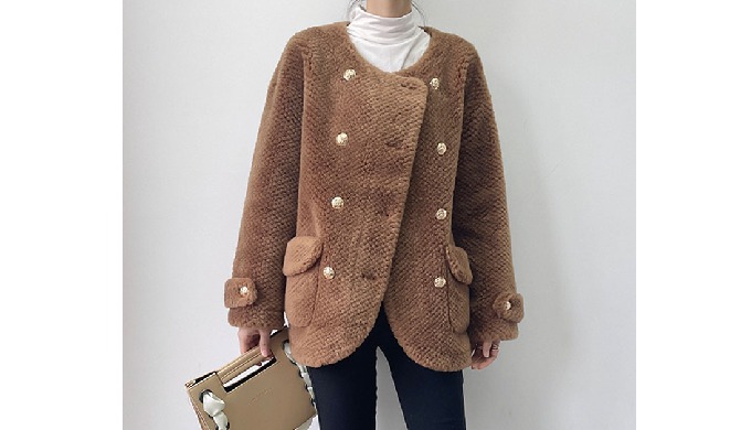 Wool plush coat (Sheep shearing coat), it is popular and cheaper than sheepskin & fur coats. Most fa...
