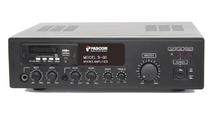 5) S-30M/S-60M l Mixing Amplifier 