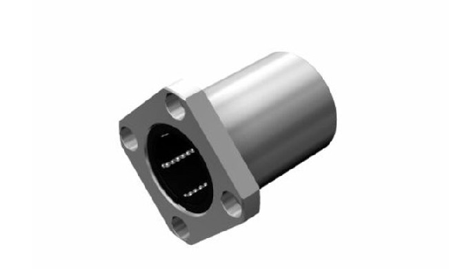 The nut of the standard type Linear Bushing is integrated with a flange. This enables the Linear Bus...