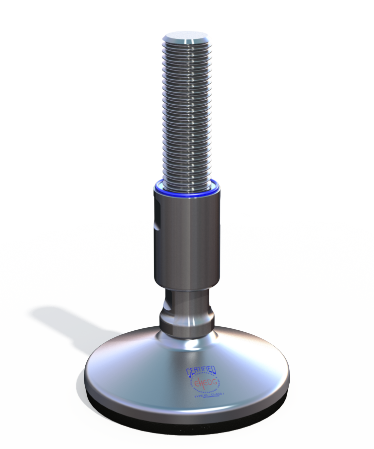 Our most hygienic design, certified by 3A and EHEDG standards. The polished stainless steel and cove...