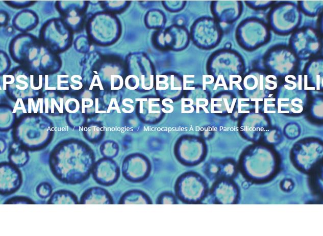 Microcapsules technologies vous propose la technologie de la double paroi silicone et aminoplastes :...