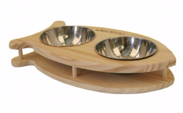 PET TABLE- Fish Type -Stainless steel bowl is provided together. Also, product surface becomes prote...