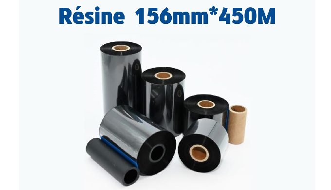 RESINE STANDARD - 156X450M - RUBAN TRANSFERT THERMIQUE 