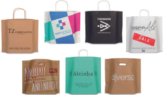 Bolsas ecológicas de papel automático Cabe señalar que debido a su forma, l...