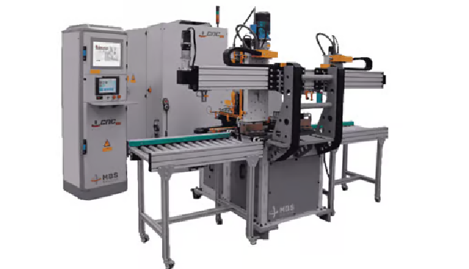 The CNC 100 is designed for efficient and automated handling of workpieces. As the workpiece enters ...