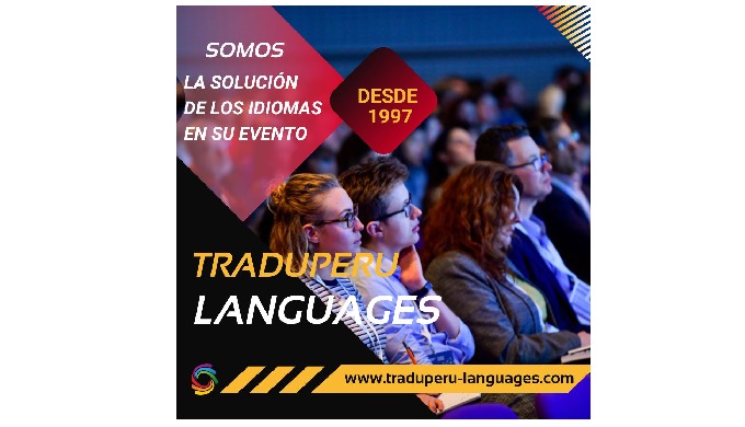 TRADUPERU-LANGUAGES con mas de 23 años de experiencia brindando servicio de idiomas y alquiler de eq...
