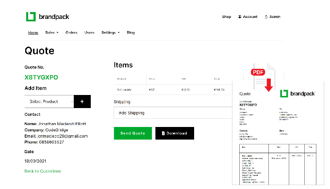 Our quotation software can manage highly complex pricing structures for any business logic required.