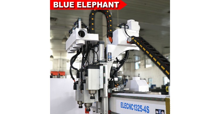 Blue Elephant 1325 4 Spindle Cnc Carving Machine For Wood