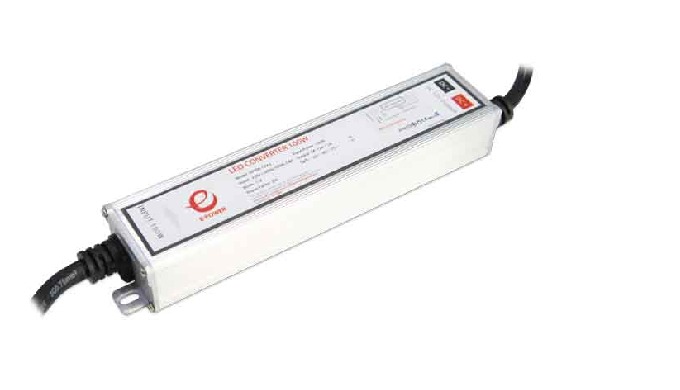 LED CONVERTER (LED POWER SUPPLIES) 100W (12V / 8A / IP68 / 92%) - 2years warranty - Metal Case - Siz...