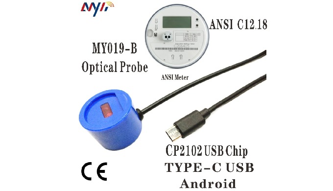 Product Description MY019-B is an ANSI Type-2 optical probe with infrared and TYPE-C USB2.0 interfac...