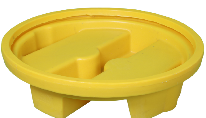 Single Drum Spill Containment Pallets are made from premium quality of UV stabilized virgin food gra...