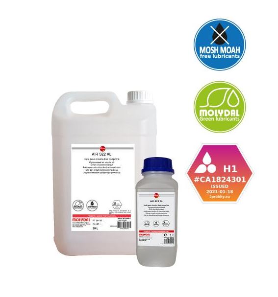 AIR S22 AL, Huile pour contact alimentaire fortuit, sans MOSH et sans MOAH