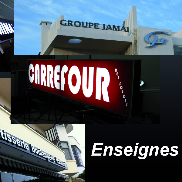 L'enseigne : outil efficace de la communication visuelle pour votre entreprise. Une enseigne ou un p...