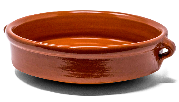 Cazuela de 40cm para cocinar a fuego directo para 12-15 personas.