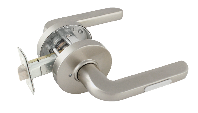 Safety Door Lock Model: 33PS-525-GR Front: 57 * 25.4mm Rose: 70mm Door Rhickness: 34~45mm Back Set: ...
