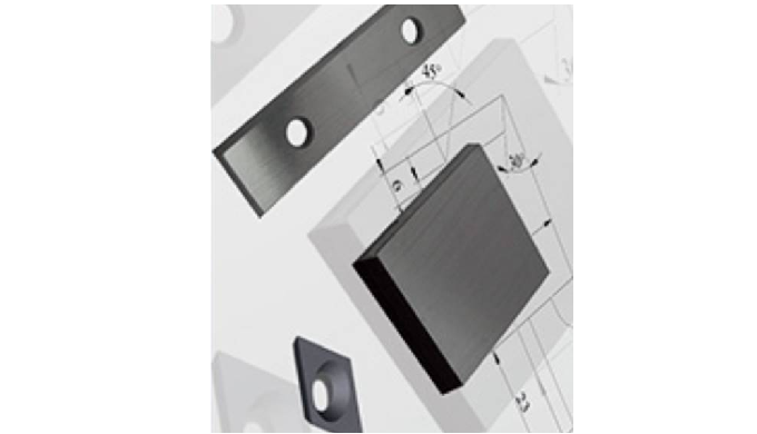 Marketing of carbide blades whose quality is microgram MG18 ideal for working hardwoods. The 45º sha...