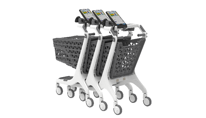 Lighter and handier structure of carts with 40% weight off, compared with traditional shopping carts...