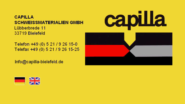 Capilla Schweissmaterialien, Bielefeld Capilla är en partner för utveckling av verktygslivslängd för...