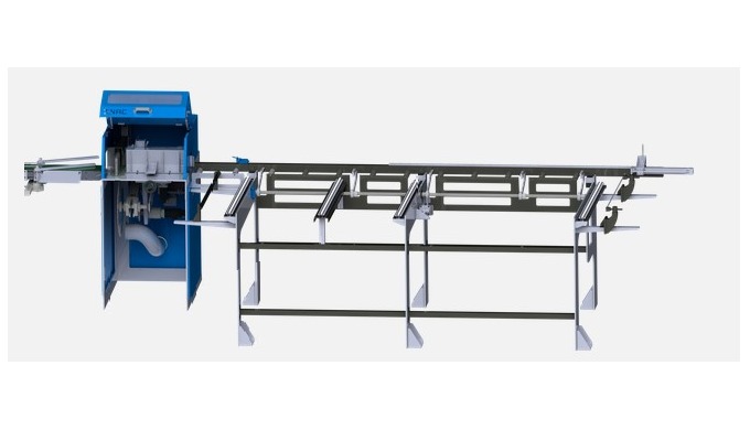 Sierra de corte de tacos con alimentación automática