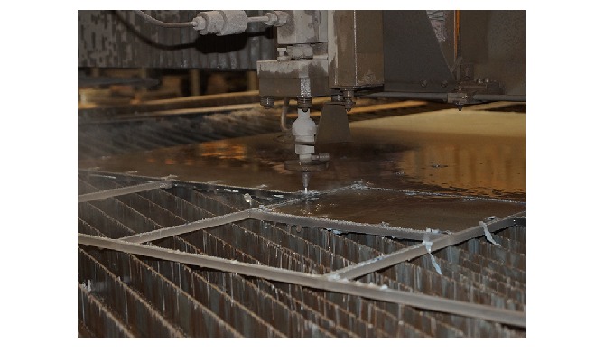 JKP Produktion, Vandskæring stål