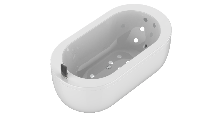 EMS SPA I PLUS is relatively smaller in size compared to the I MAX. It features a standard bathtub d...