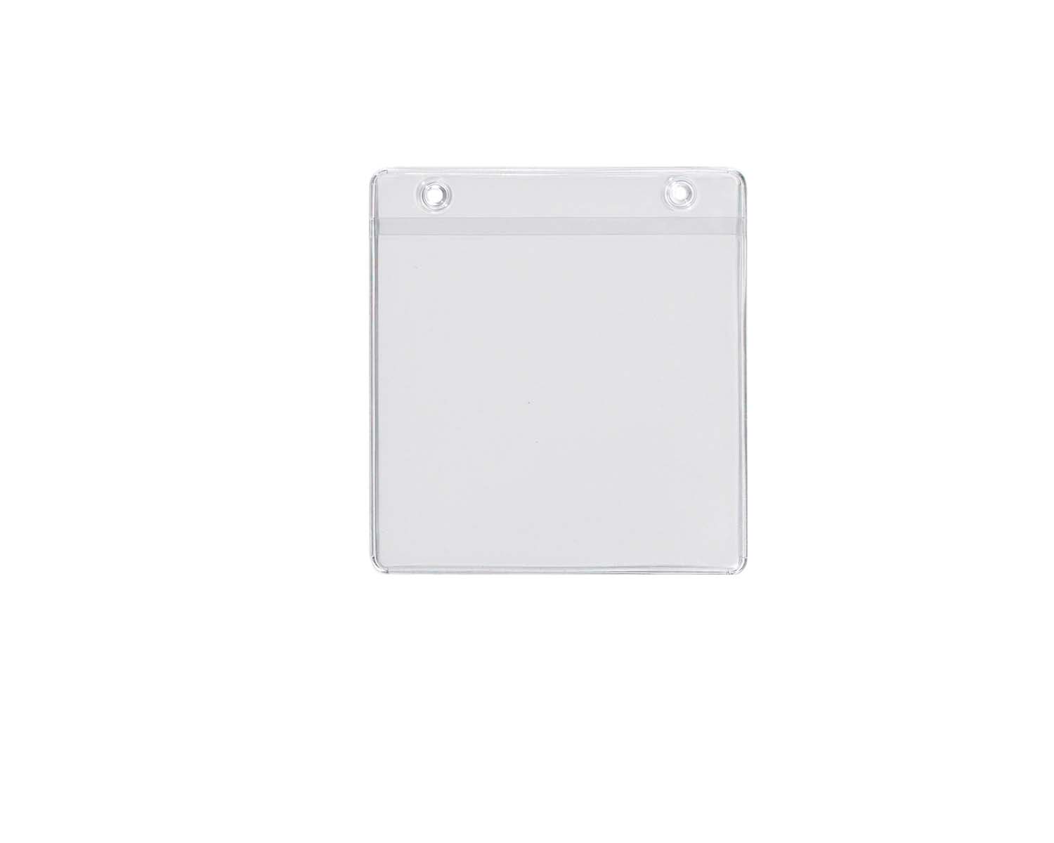 4 x 6-3/4 two pocket badge holder