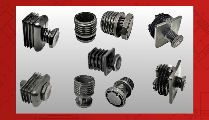 PIED DE REGLAGE 2 en 1 INSERT-VERIN