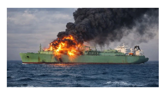 Dans la nuit du 3 au 4 mars 2026, le navire russe Arctic Metagas a explosé avant de sombrer en mer M...