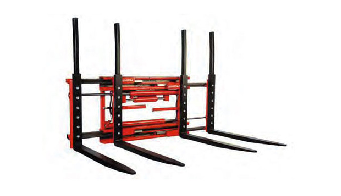 Implements that facilitate the adaptation of the forklifts, for the handling of all types of non-pal...