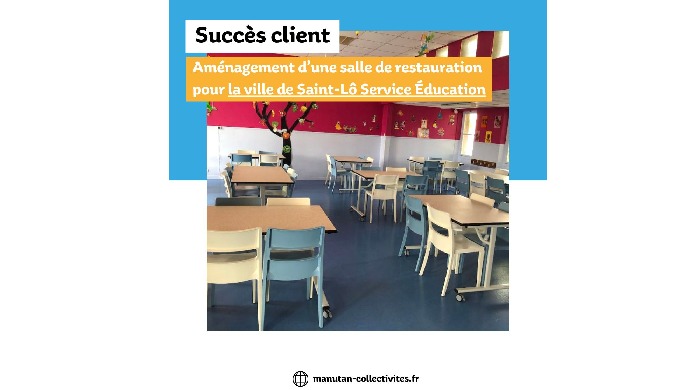 &#xd83c&#xdf7d️✨ [Succ&egrave;s client] Une salle de restauration repens&eacute;e et modulable &agrave; Saint-L&ocirc; !
