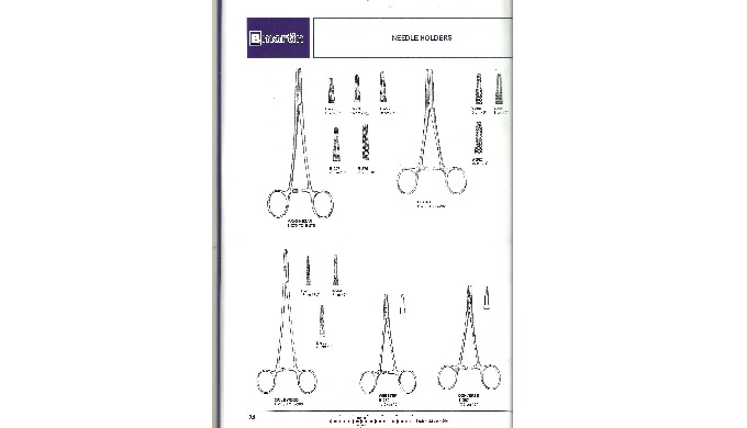 Needle holder size avilable 6 to 8 like mayo hager needle holder,hager,crile-wood webster,converse e...
