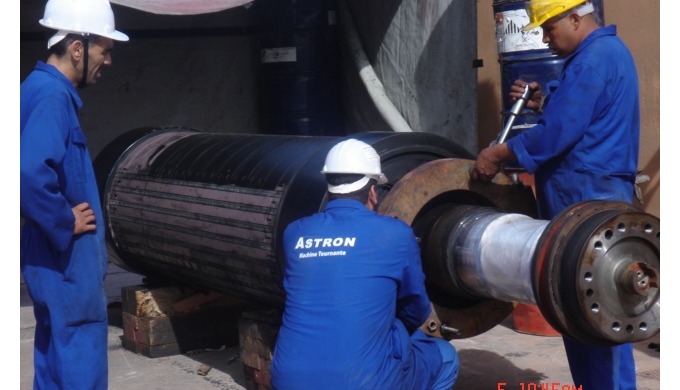 Réparation des alternateurs et des turbo-alternateurs (Turbine à gaz). Entretien et rebobinage des m...
