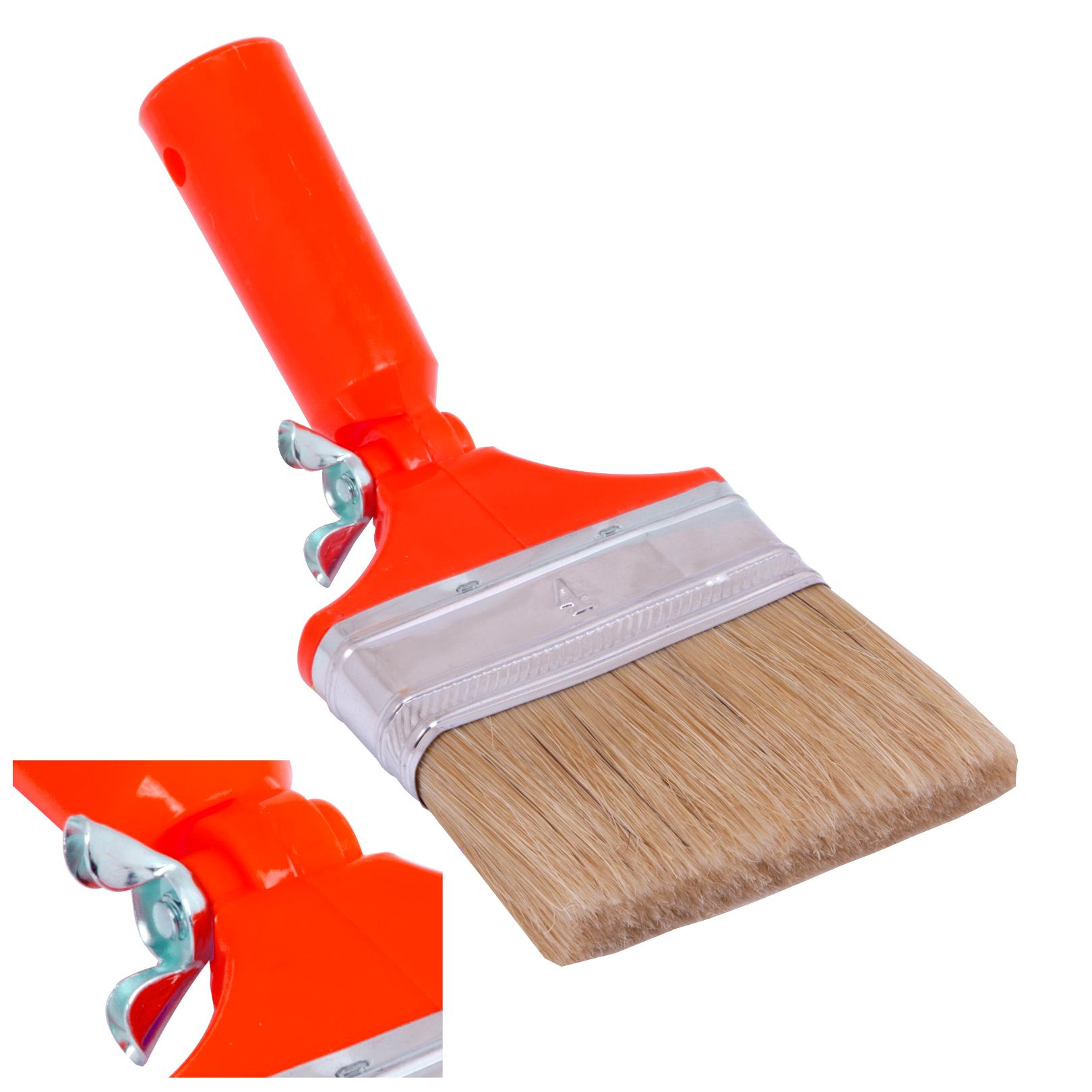 %100 Natural BristleRobot BrushMovable Head & Plastic HandleExtension pole can be fittedThis is ...