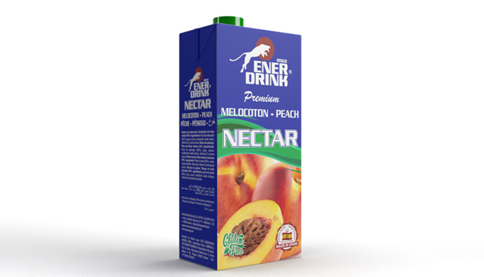 Nectar à base de concentré (50%). Brick 1L.