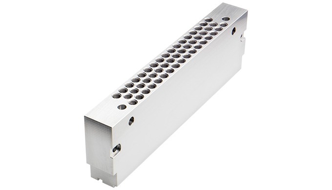 Bearbeitung gebohrt gefräst Material Aluminium Grösse 90 mm