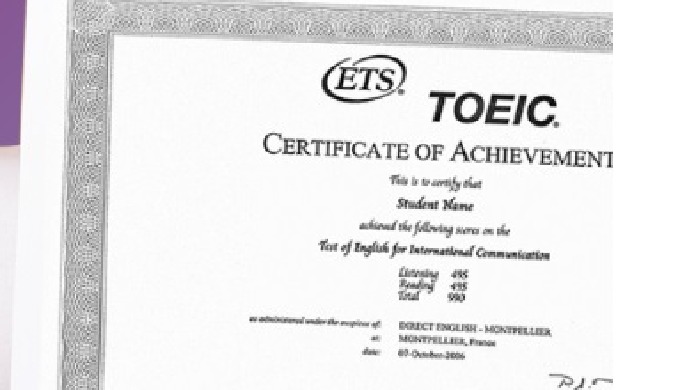 Certificado oficial de Inglés
