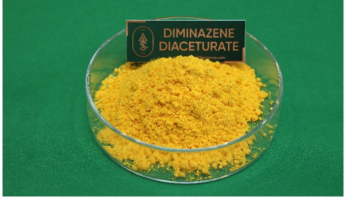 Diminazene Diaceturate is an antibacterial and antiprotozoal medicine. It is effective against proto...