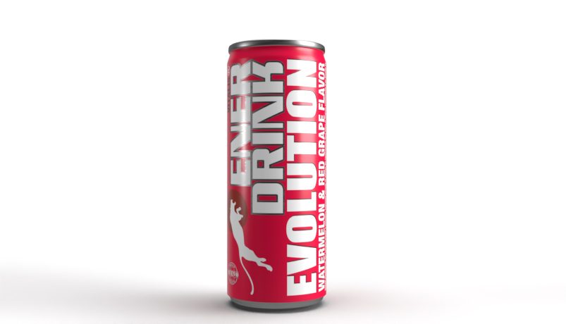 Enerdrink Watermelon & Red Grape Bebida Energética 25cl. Sabor Sandía & Uva Roja.