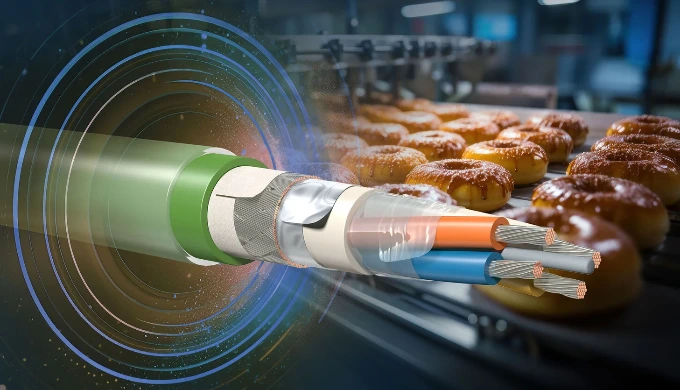 BizLink entwickelt Leitung mit Doppelmantel zum Einsatz in der Lebensmittelindustrie 