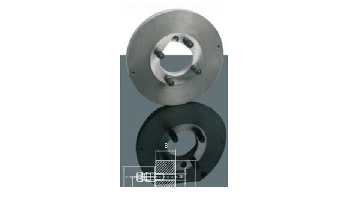 BACKPLATES: DIN SEMI FINISHED ADAPTERS - Backplates for DIN 55022 / 55022 made of cast iron. - Machi...