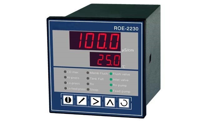 ROE-2230 Reverse Osmosis Controller The ROE-2230 combines reverse osmosis control and dual conductiv...