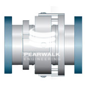 Expansion joints designed to contain generated pressure thrust, permitting angular rotation in any p...