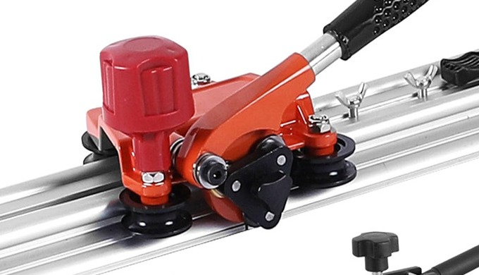 It is a tool used for cutting tiles, typically made of ceramic or porcelain, into desired shapes and...
