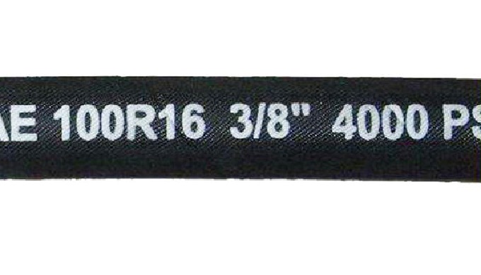 Inner tube: Oil resistant synthetic rubber. Reinforcement: Two layers high tensile steel wire braide...