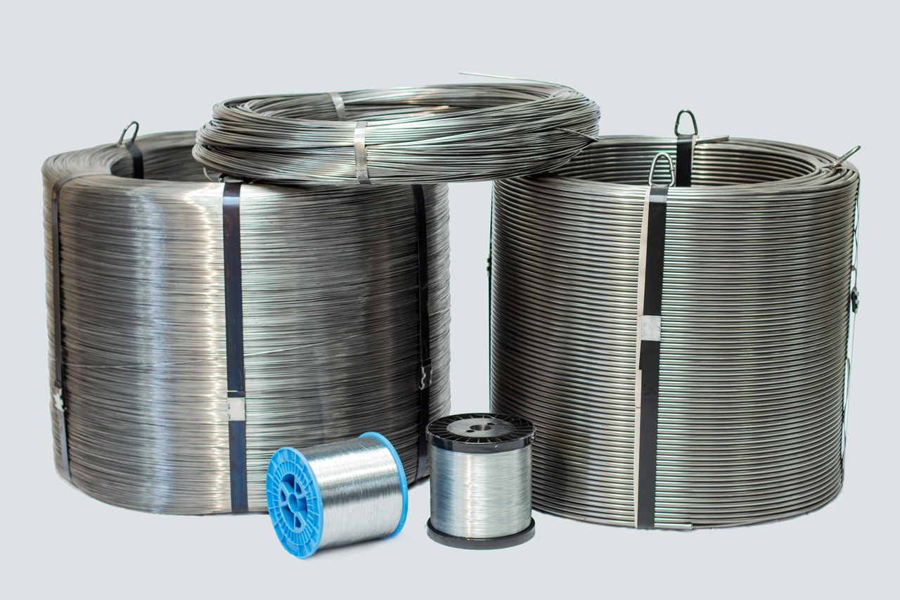 Fil acier clair / galvanisé / cuivré